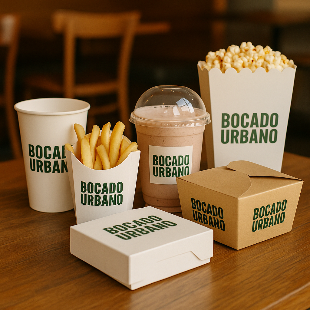 Cajas y empaques de cartón para restaurantes