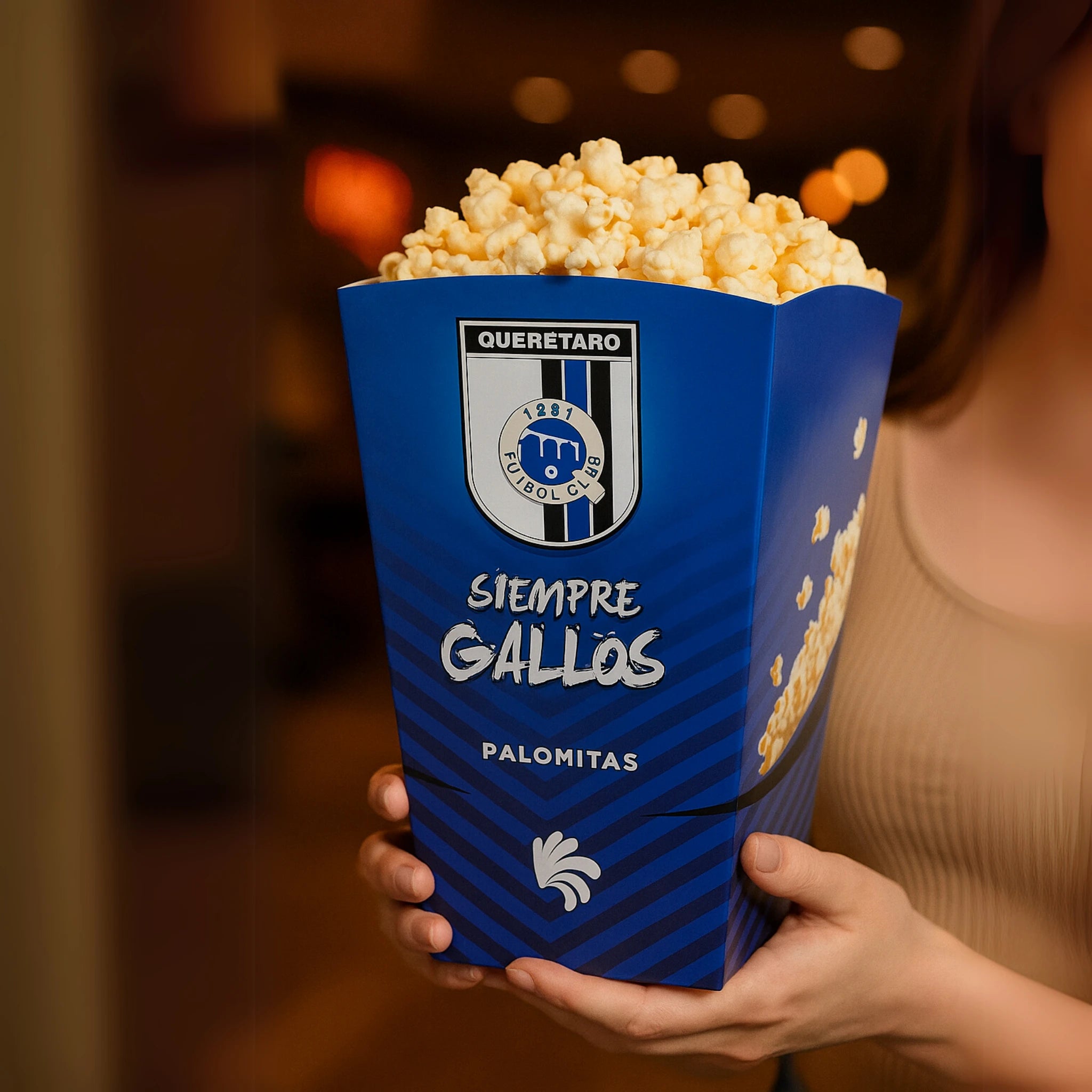 Cajas para palomitas con impresión personalizada