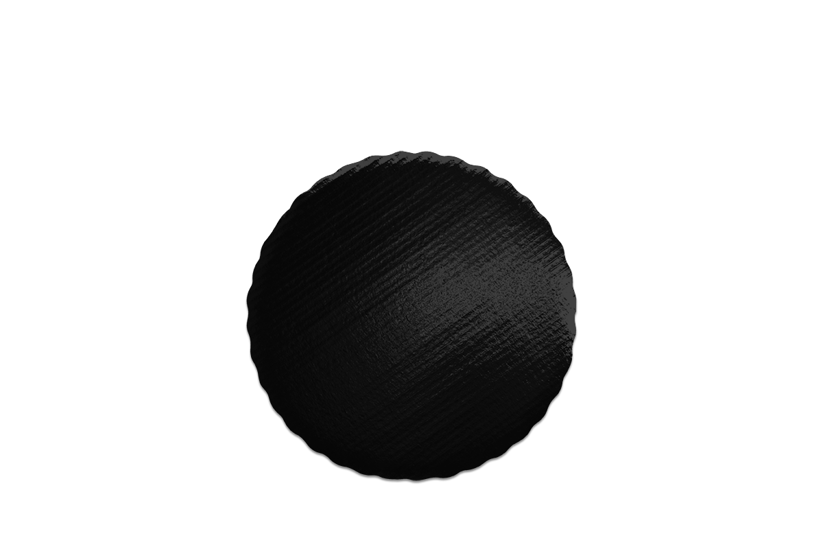 Base para Pastel Circular Negra