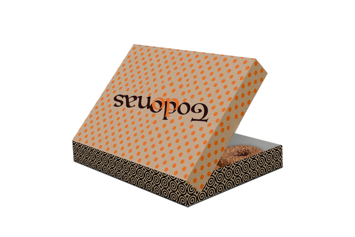 Caja para Donas Kraft Personalizadas