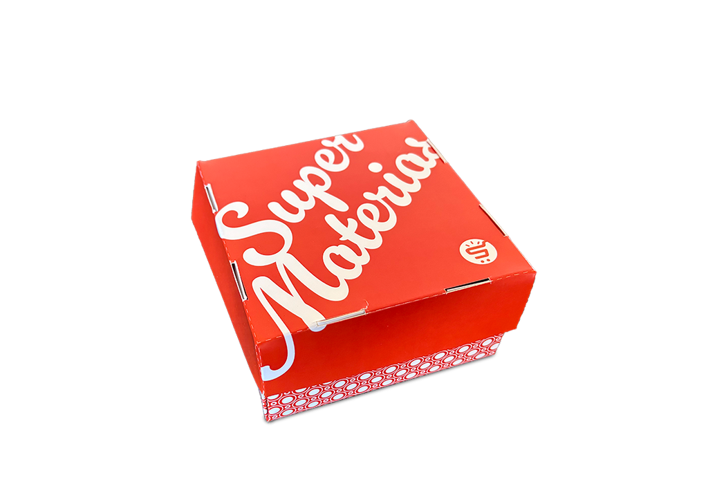 Caja cuadrada para hamburguesa