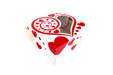 Caja para galletas y chocolates, corazones