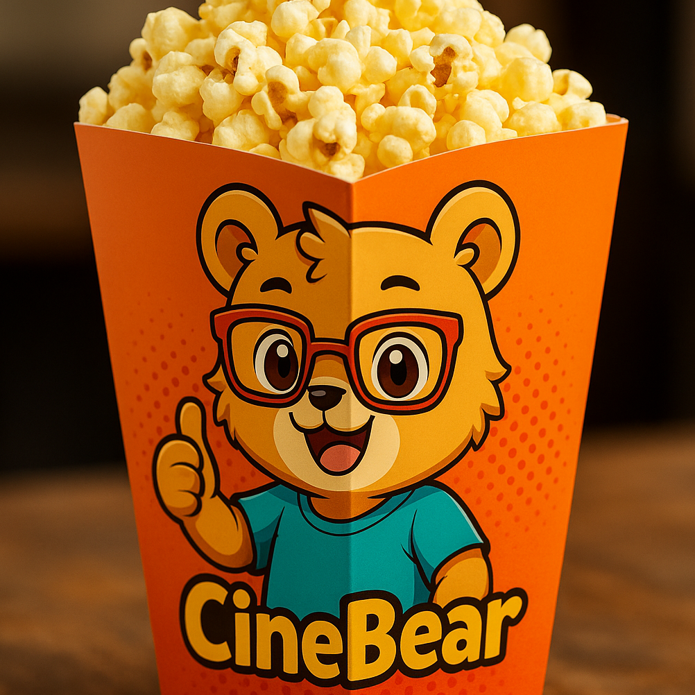 Caja para palomitas impresa a todo color