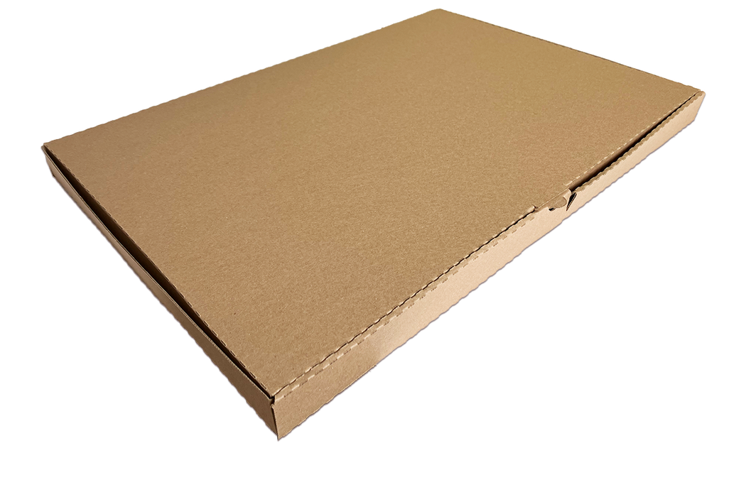 Caja para pizza rectangular kraft