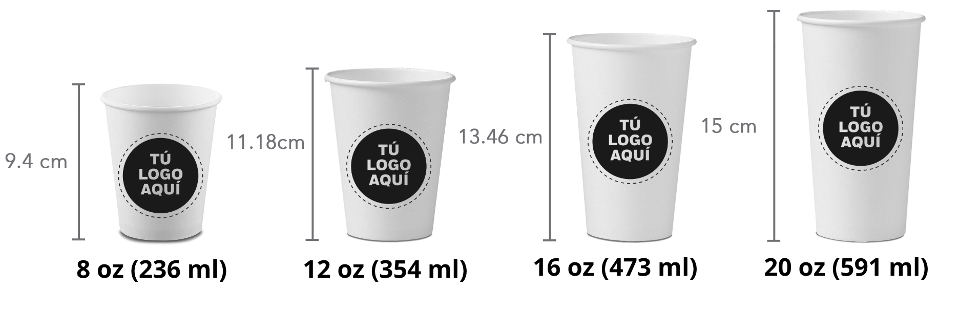 Vaso de Papel Personalizado Marca SOLO® para Bebidas Calientes