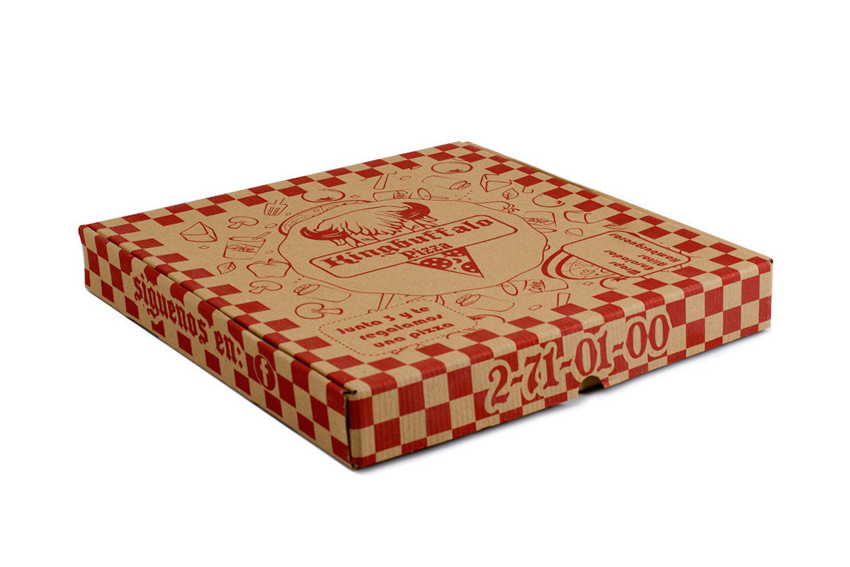 Caja para Pizza Cafe Personalizada