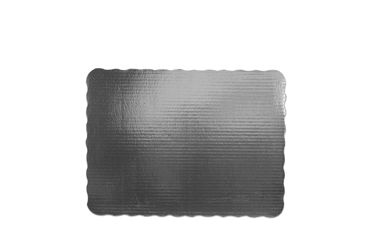 Base para Pastel rectangular plata