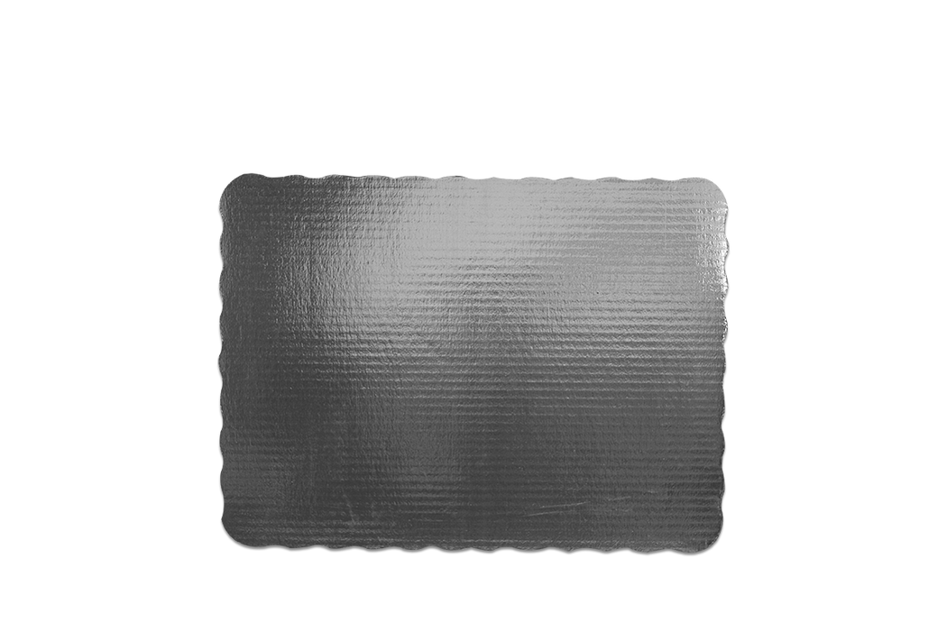 Base para Pastel rectangular plata