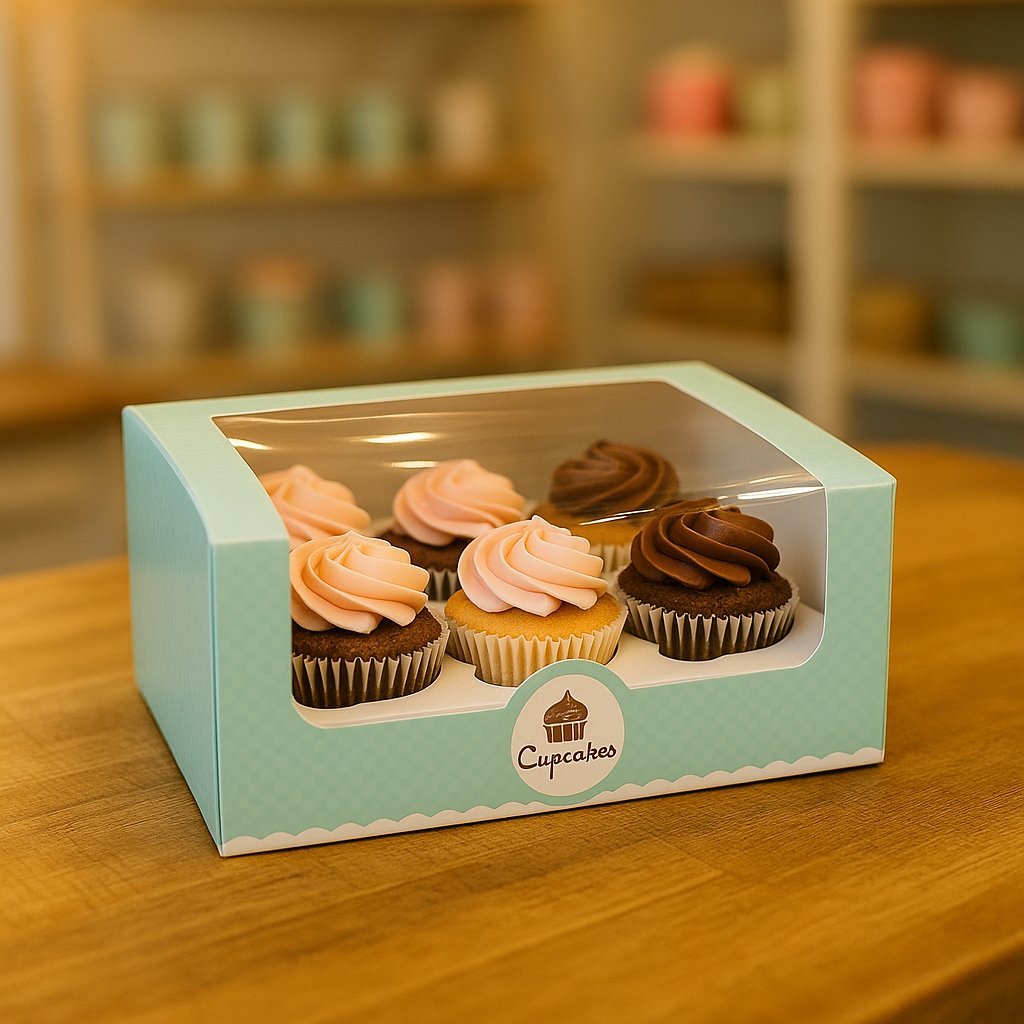 Caja para cupcakes