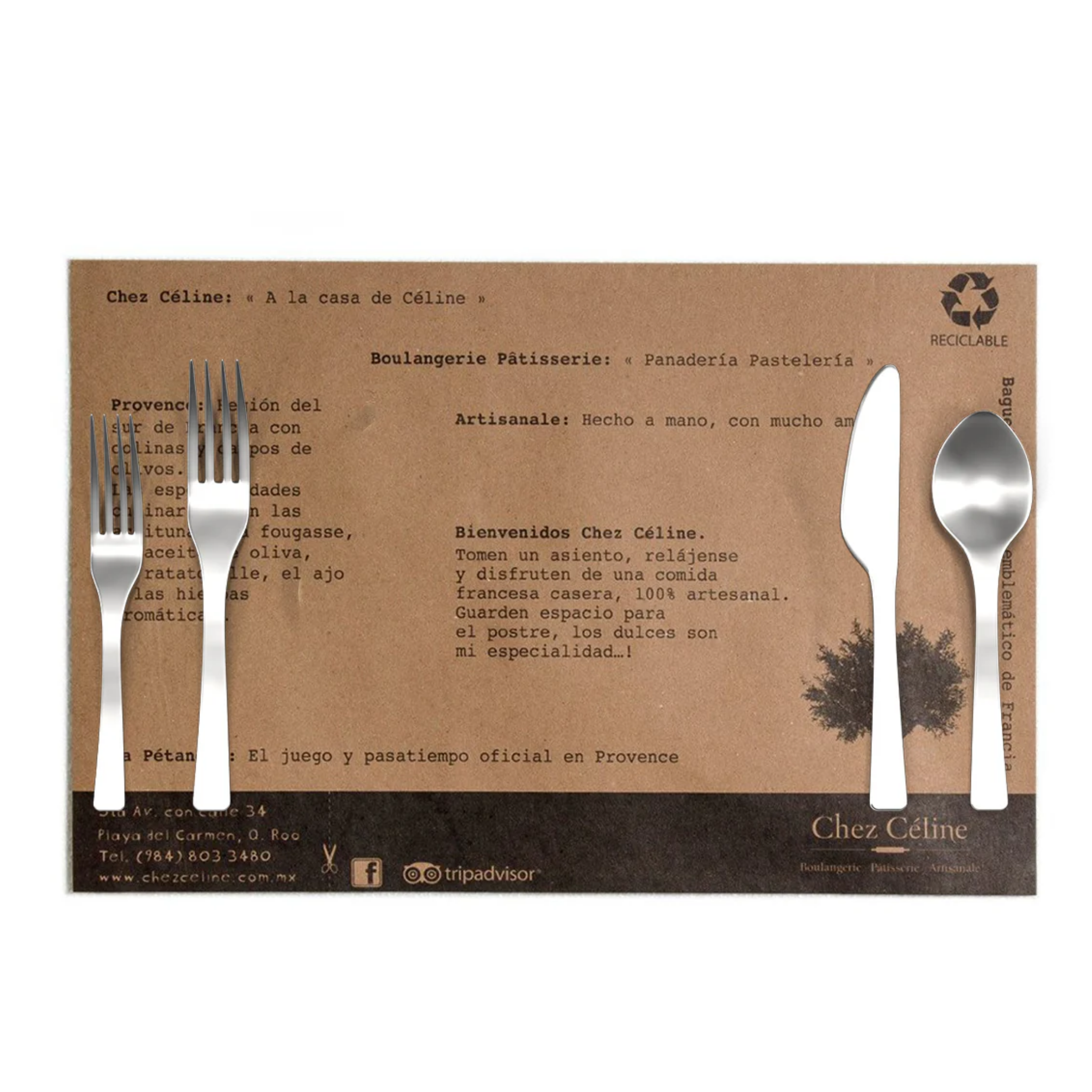 Manteles de papel para restaurantes
