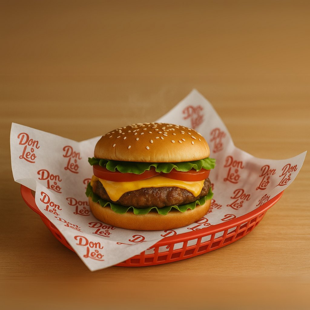 Papel grado alimenticio para hamburguesas