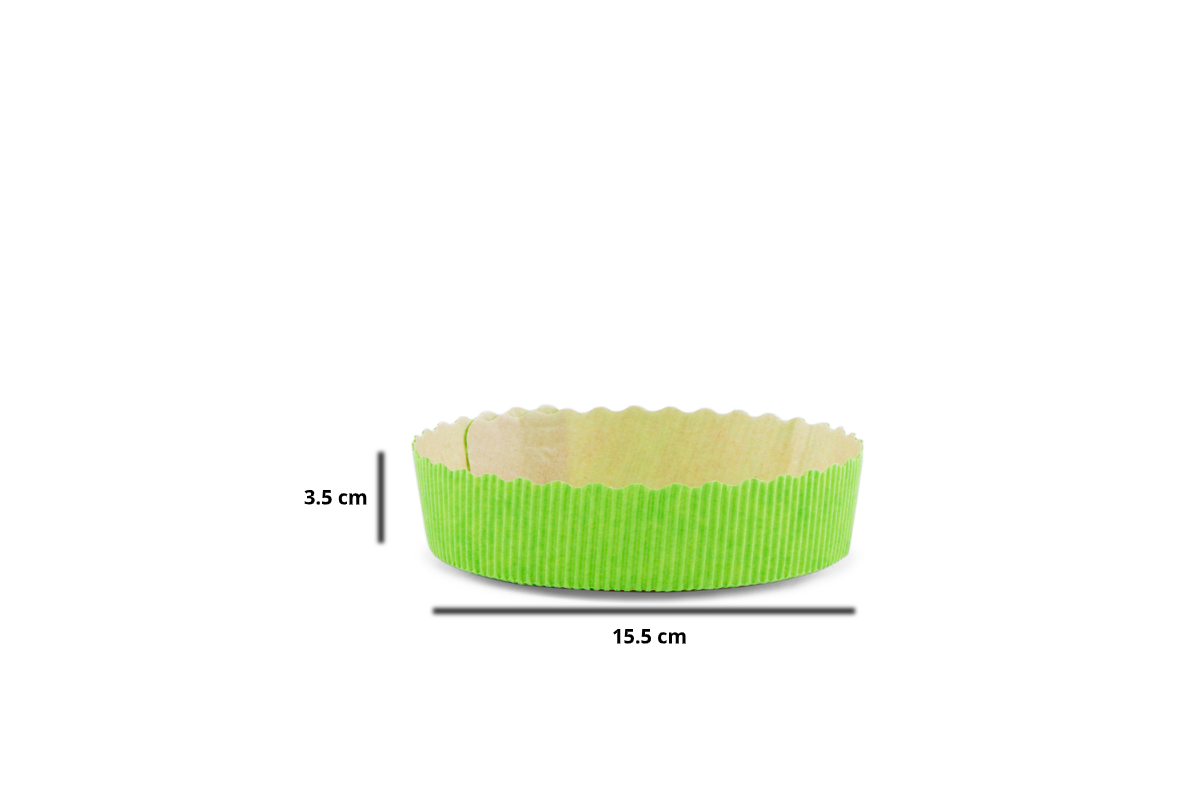 Molde de papel corrugado para hornear, "Practi Tarta"