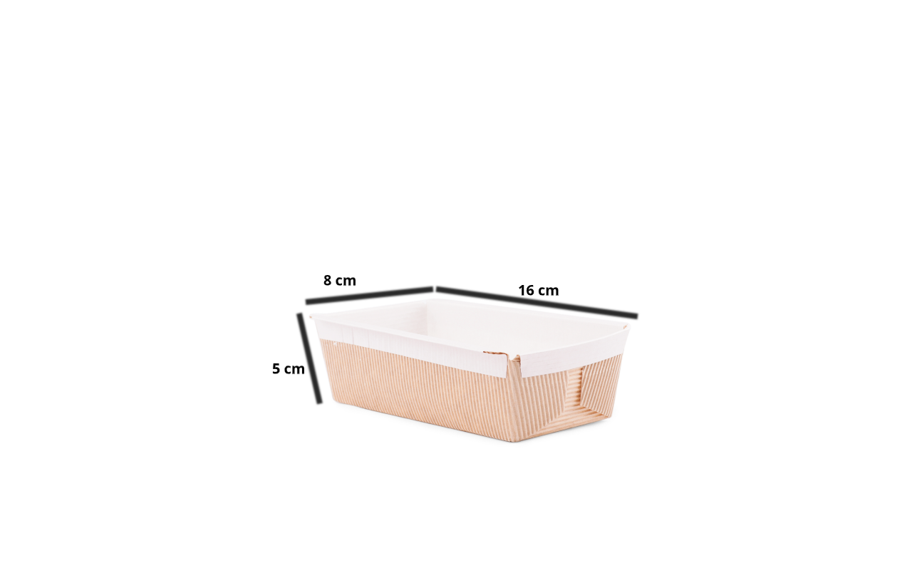 Molde de Papel para Hornear "Plum Cake", Hornear o Congelar