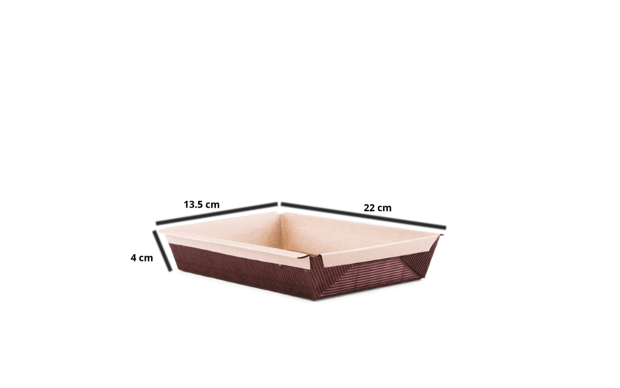 Molde de Papel para Hornear "Plum Cake", Hornear o Congelar