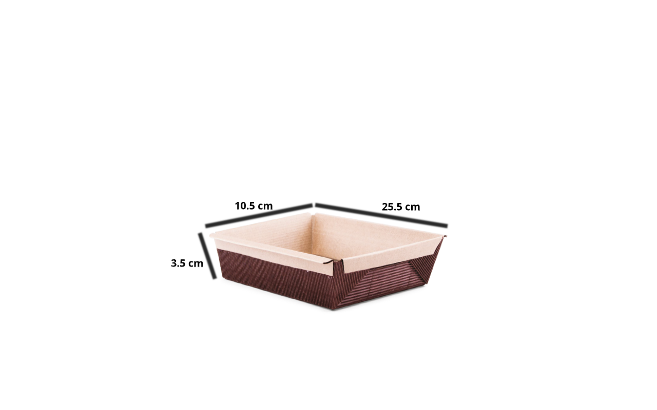 Molde de Papel para Hornear "Plum Cake", Hornear o Congelar
