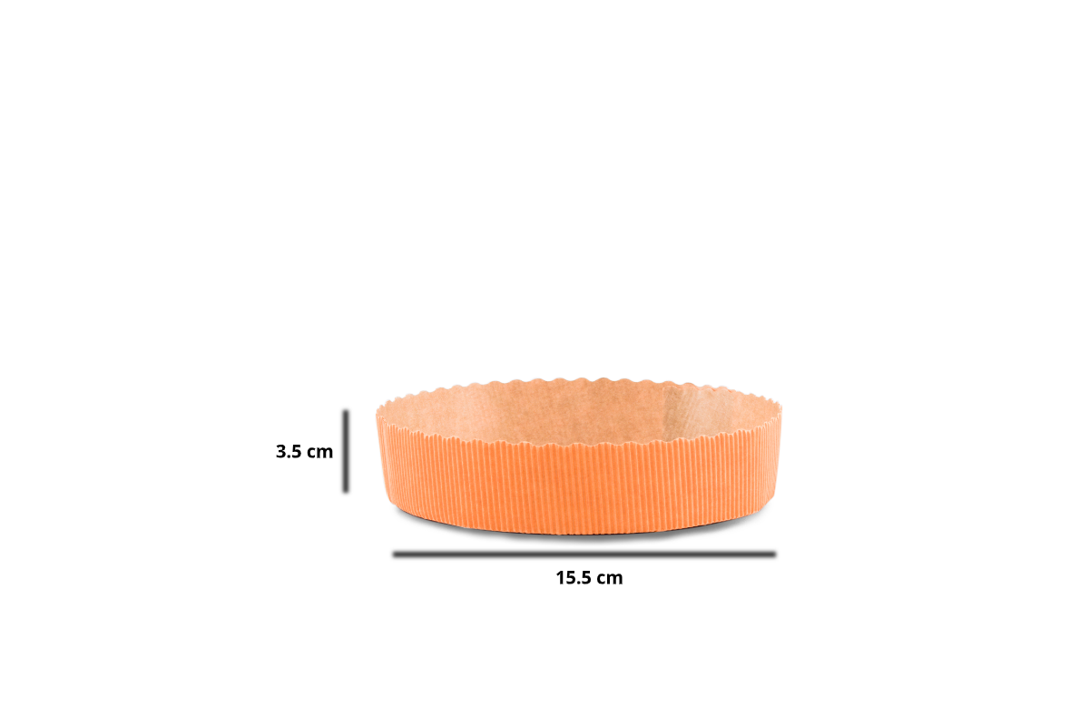 Molde de papel corrugado para hornear, "Practi Tarta"