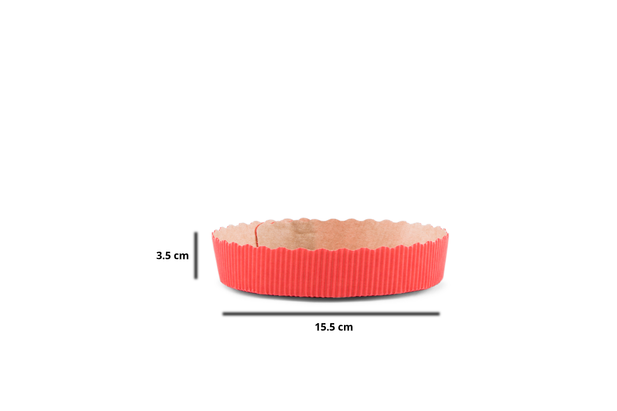 Molde de papel corrugado para hornear, "Practi Tarta"