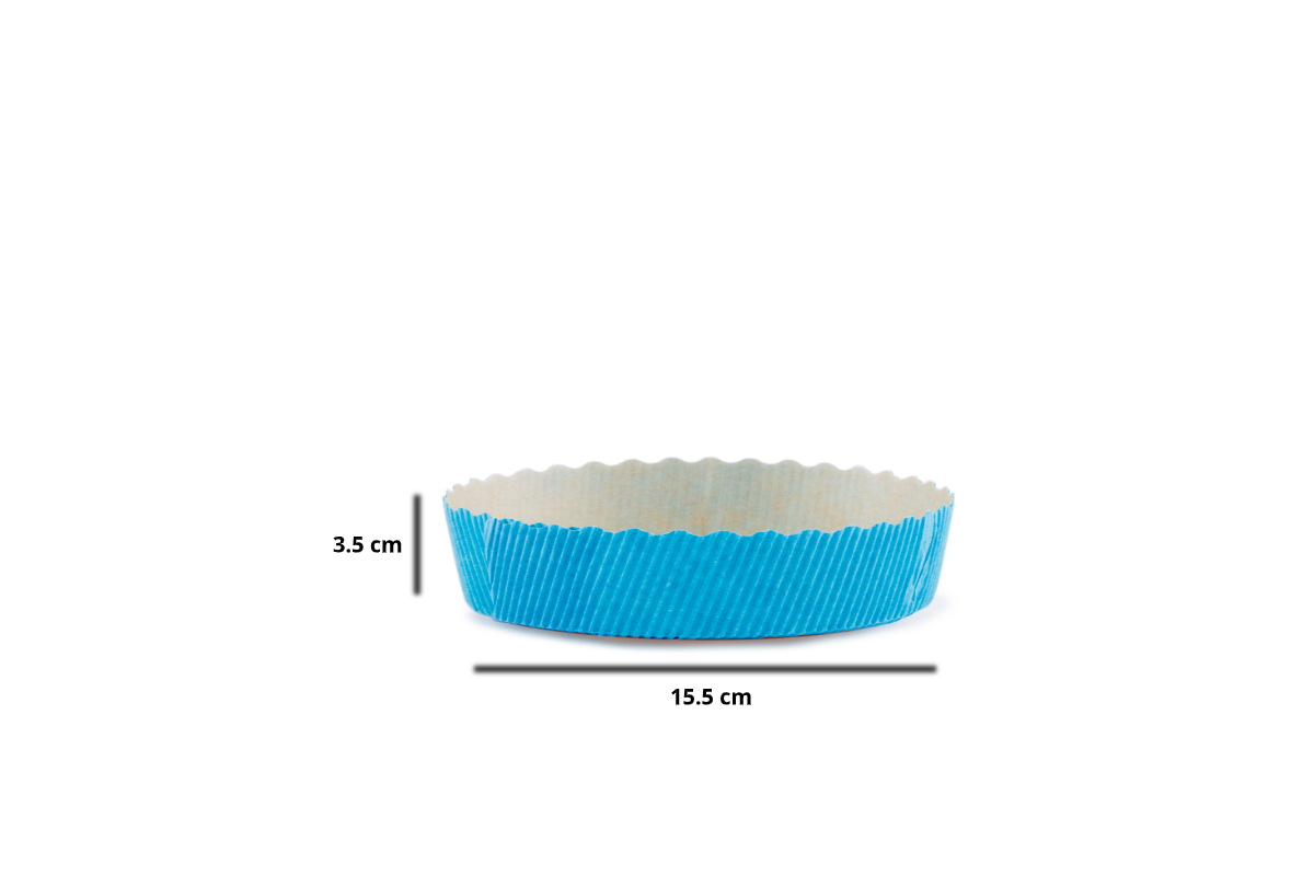 Molde de papel corrugado para hornear, "Practi Tarta"