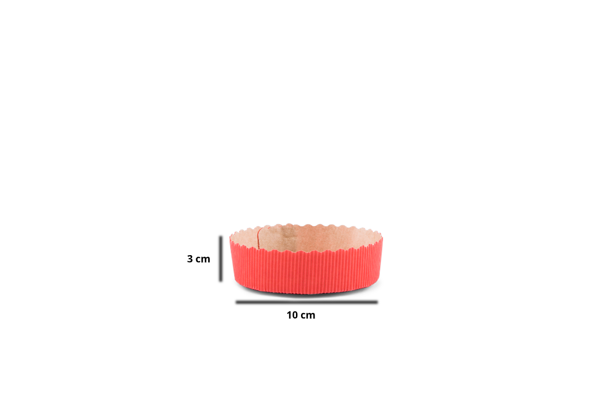 Molde de papel corrugado para hornear, "Practi Tarta"