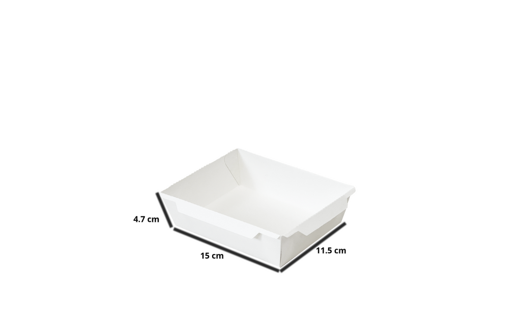 Contenedor Rectangular de Cartón (200 pzas.)