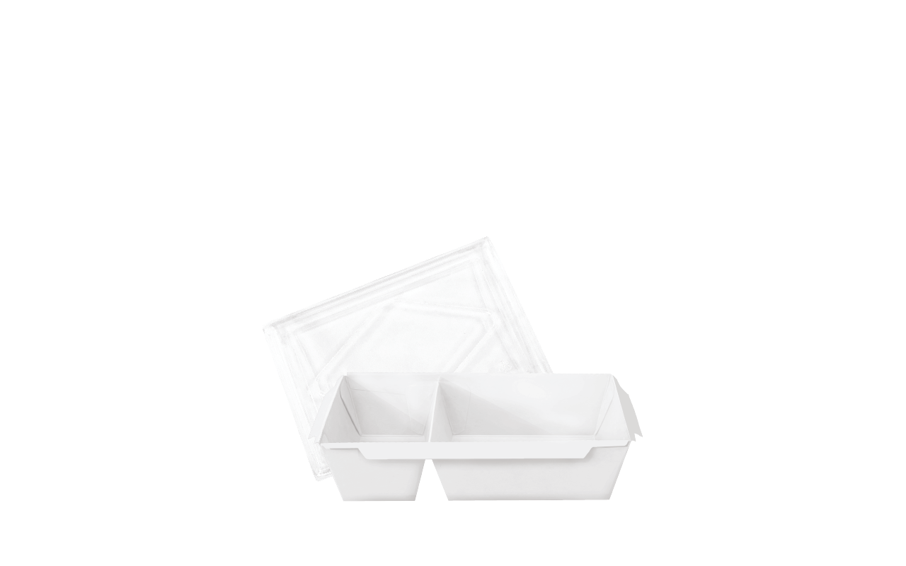 Contenedor Rectangular de Cartón (200 pzas.)
