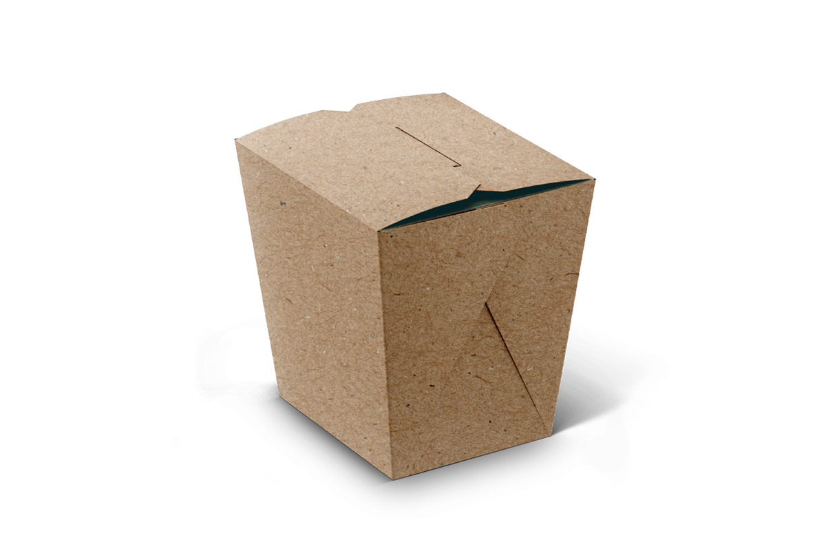 Caja para comida china kraft