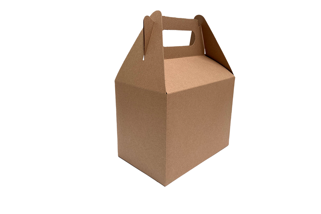 Caja de Cartón tipo Boxlunch Chica Kraft (100 pzs)