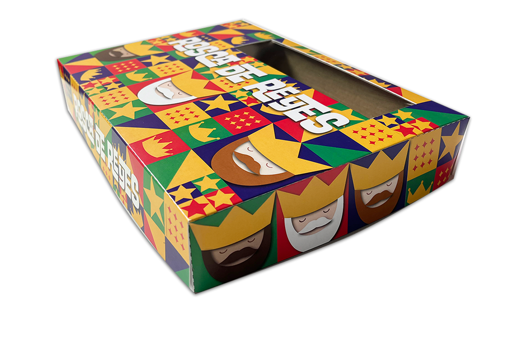 Caja para rosca de reyes Chica, Mediana y Grande