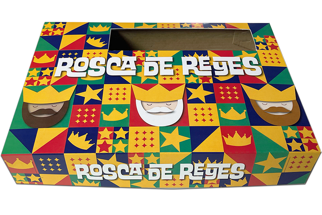 Caja para Rosca de Reyes 2023