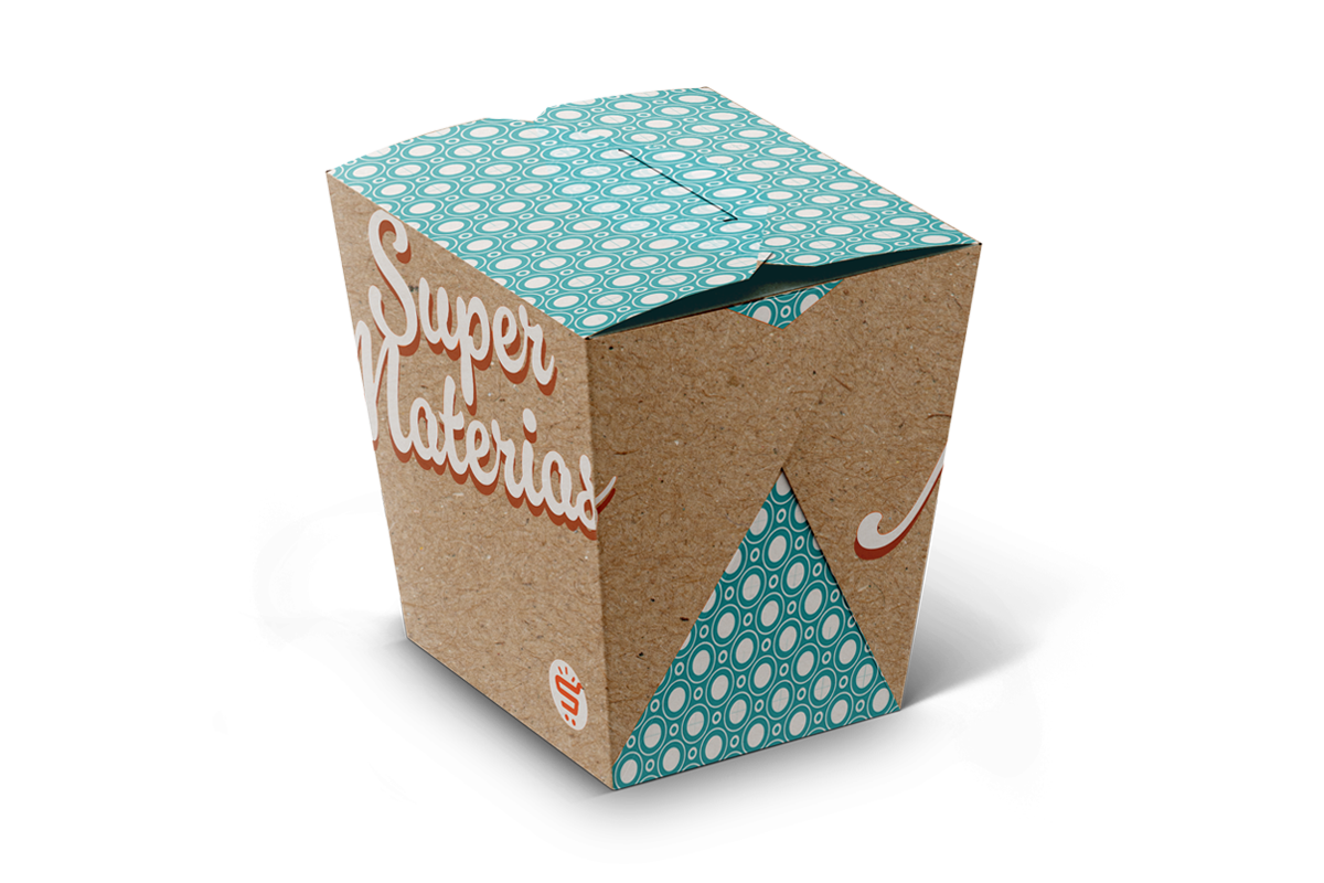 Caja para comida china personalizada