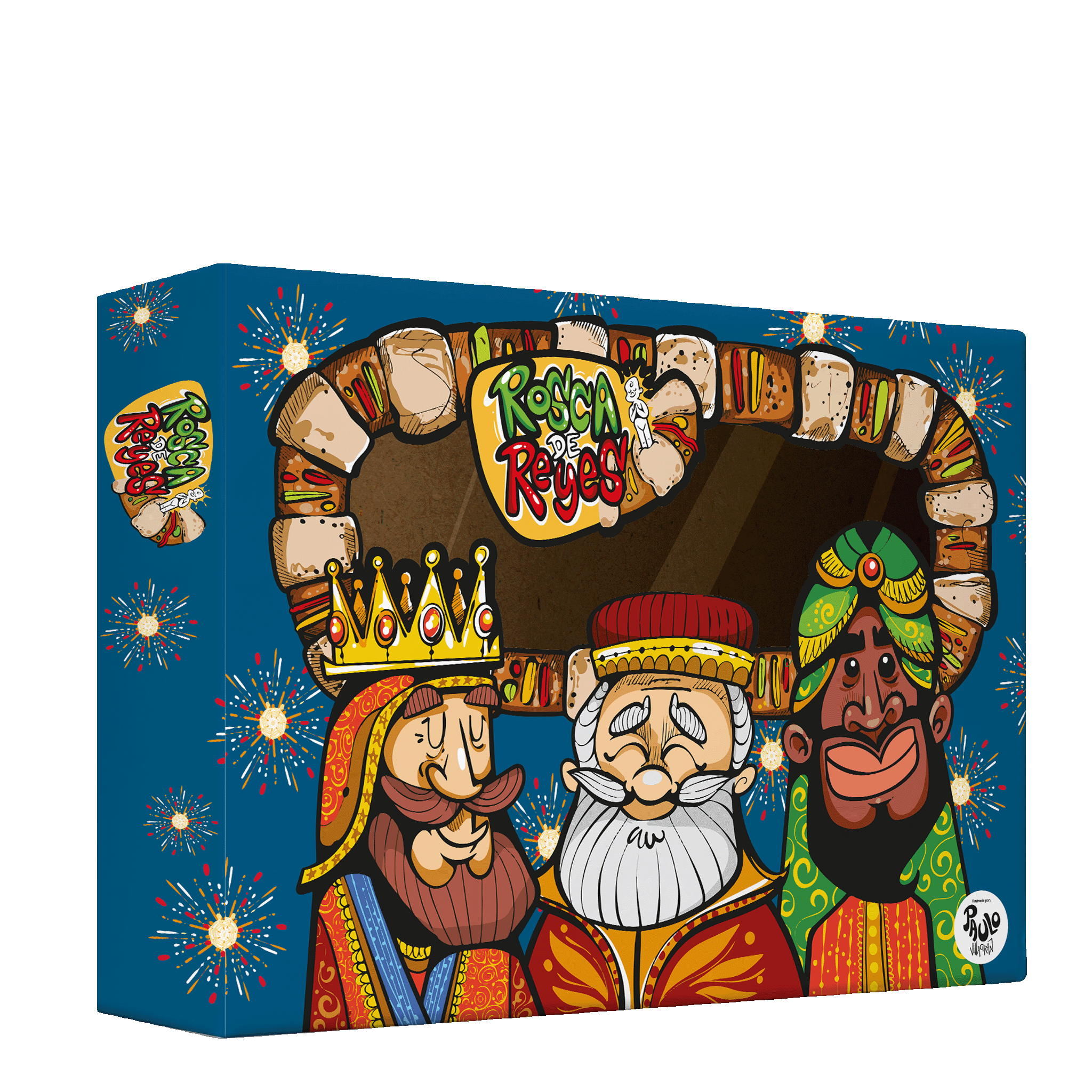 Caja para la rosca de reyes