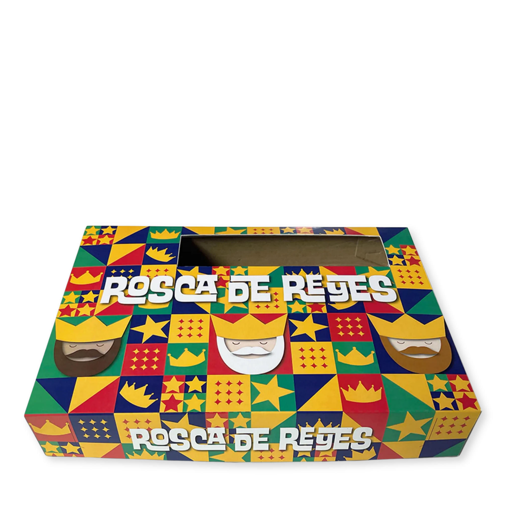 Caja para Rosca de Reyes con impresion full color