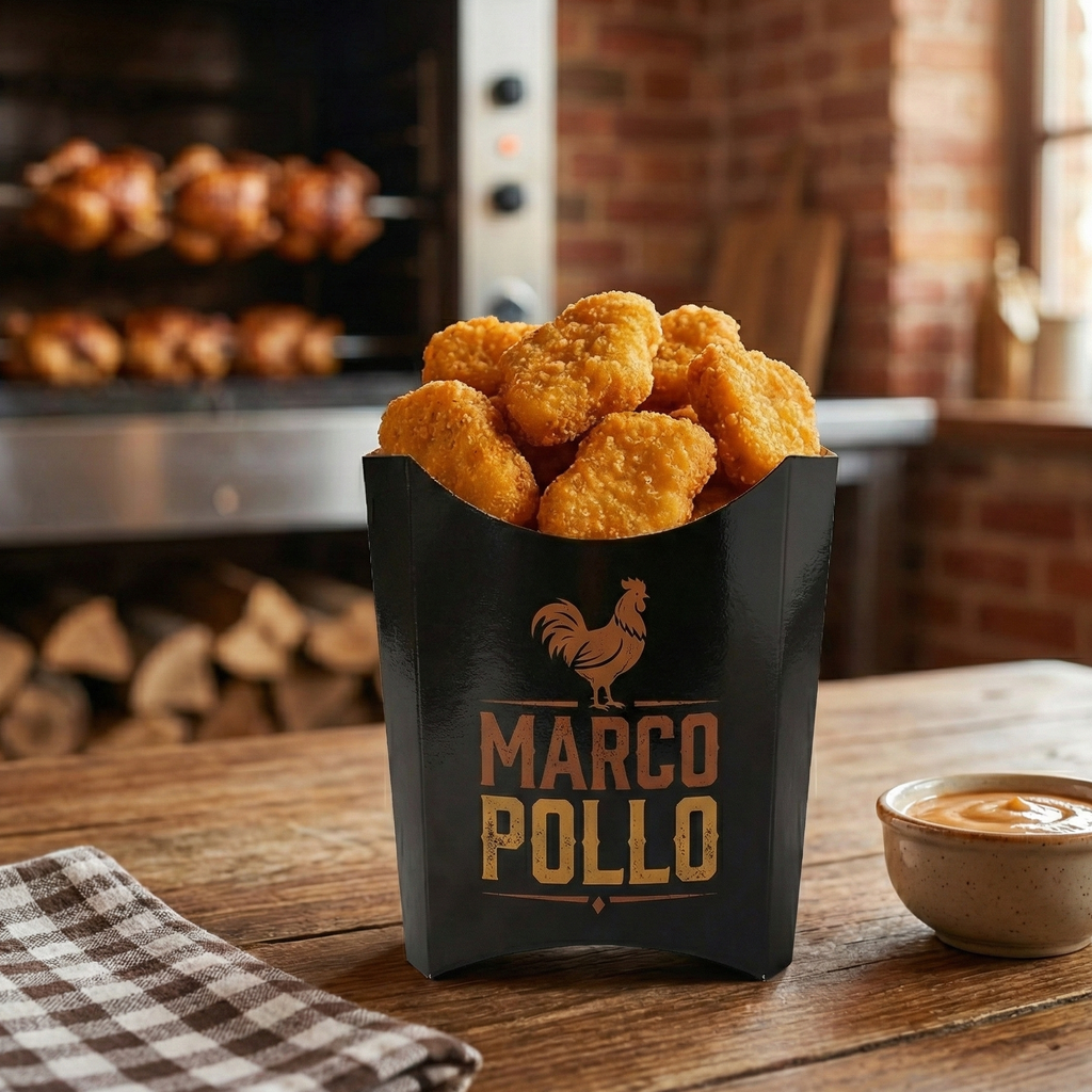 Caja de cartón, personalizada para Nuggets