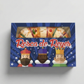 Caja para la rosca de reyes diseño cielo estrellado