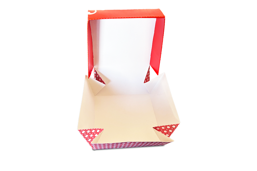 Caja para hamburguesa cuadrada chica