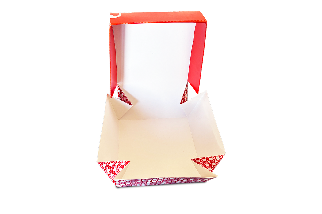 Caja para hamburguesa cuadrada chica