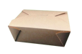Contenedor Rectangular para Comida, Kraft, Interior Plastificado, 96 oz