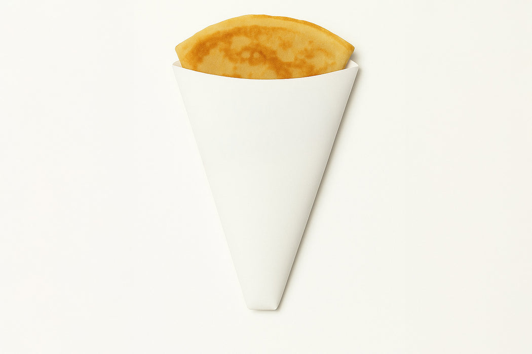 Cono para Crepa, Blanco