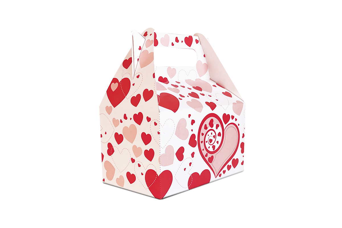 Caja Lunch San Valentin corazones