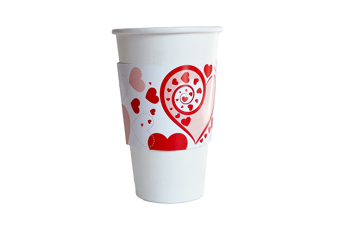 manga o fajilla para vaso San valentin