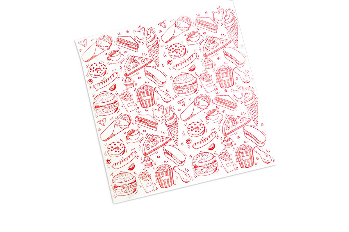    Papel encerado Fast Food