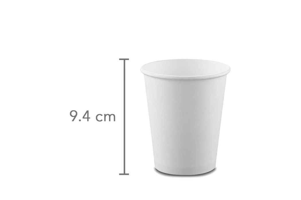 Medidas Vaso Blanco para Bebidas Calientes 8 oz.