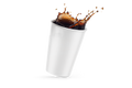 Vaso de papel sin tapa