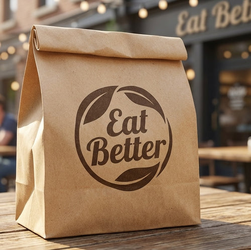 Bolsa para delivery con impresión personalizada