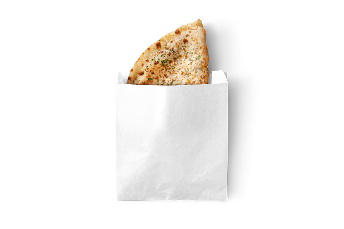 Bolsa blanca de papel para sandwiches, galletas
