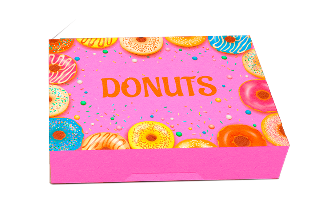 Caja para Donas Kraft Personalizadas