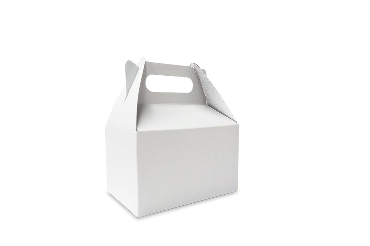 Caja para lunch chica blanca
