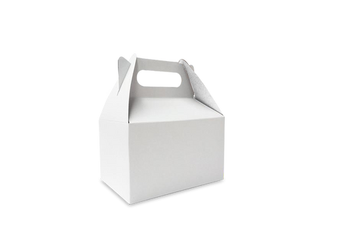 Caja para lunch chica blanca