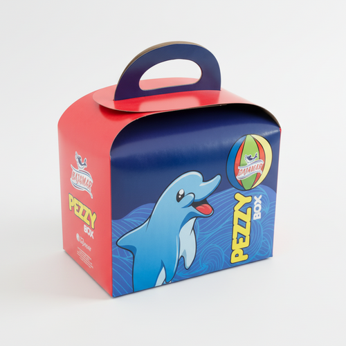 Caja lunch de carton con impresión personalizada