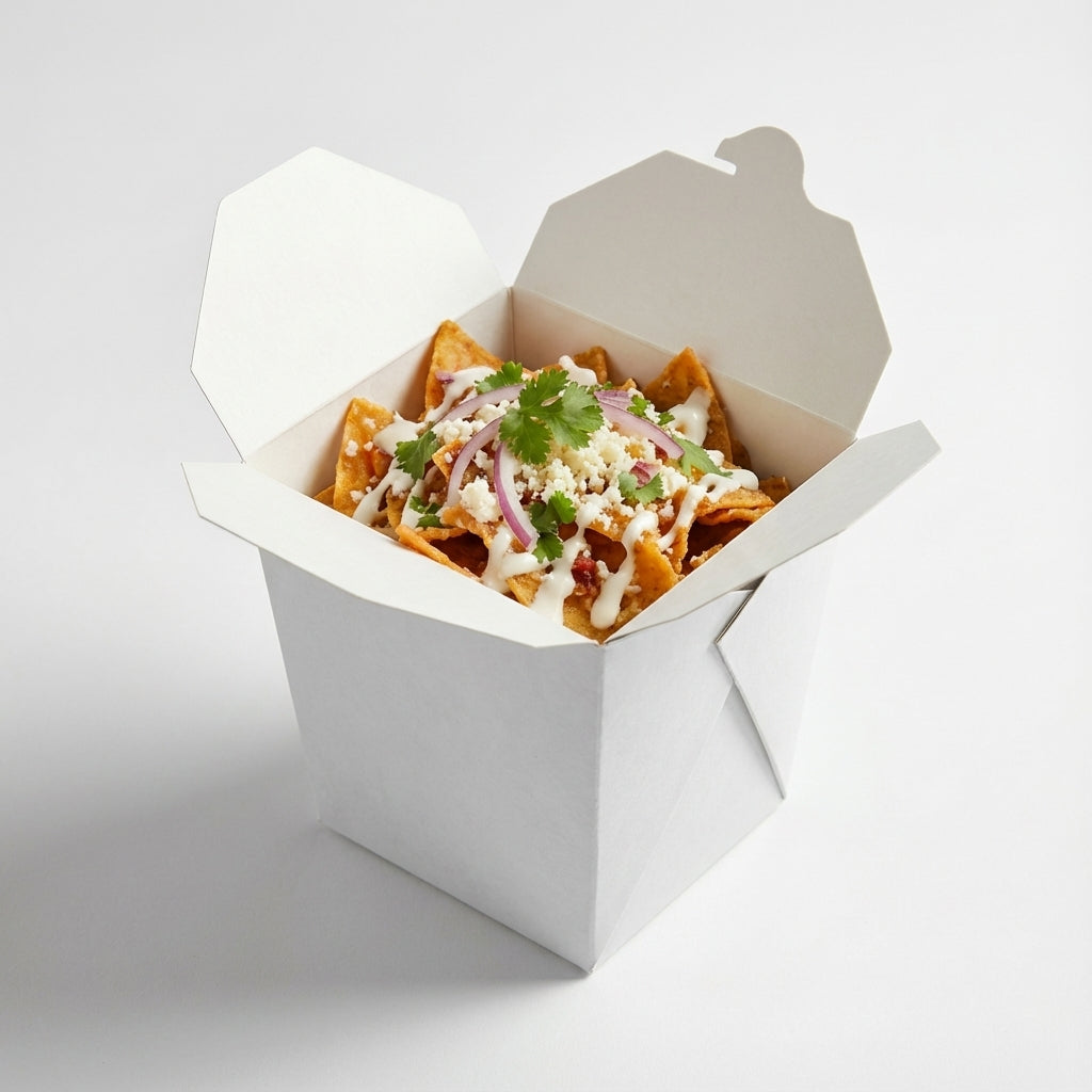 Caja de carton para comida